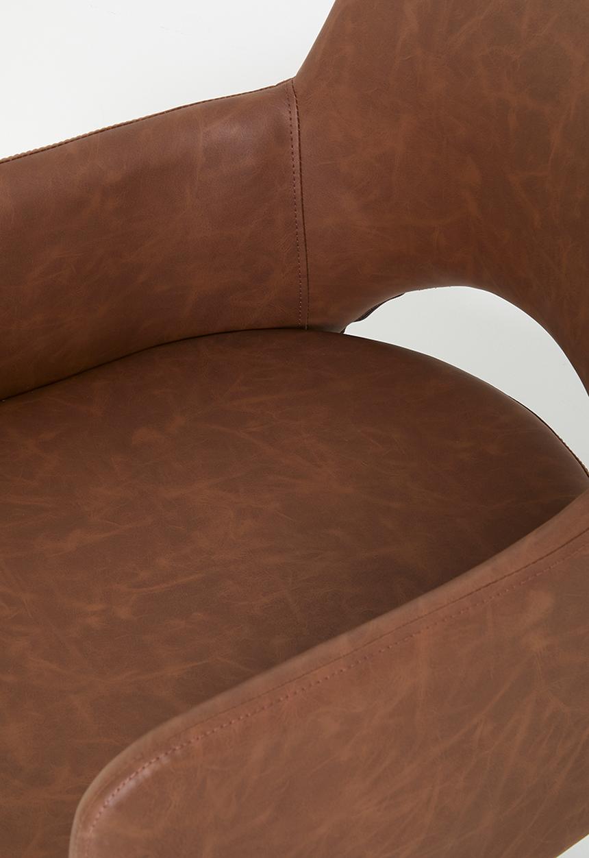 Sixth Floor - Keaton PU office chair - tan