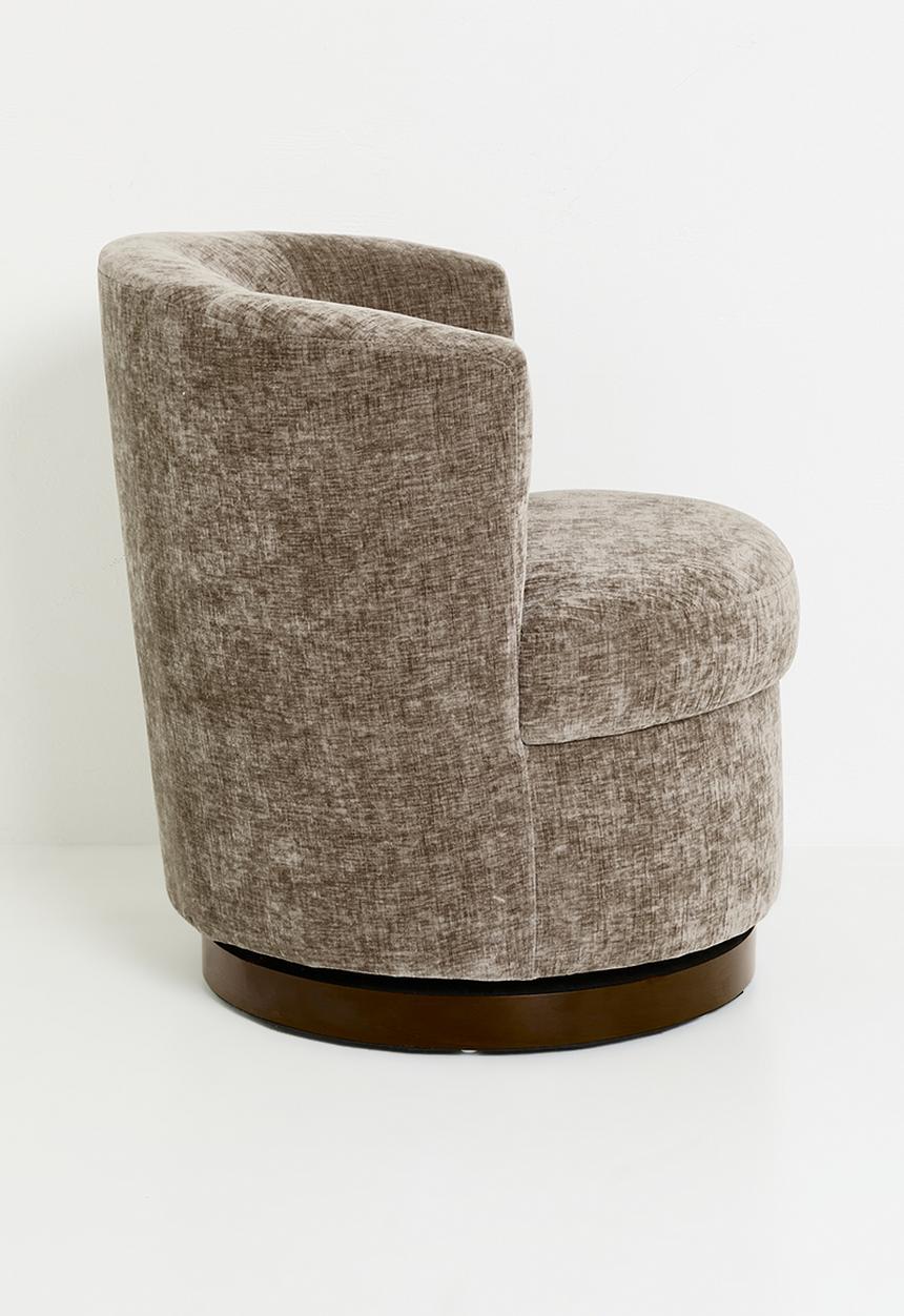 Sixth Floor - Tub swivel lounge chair - brown