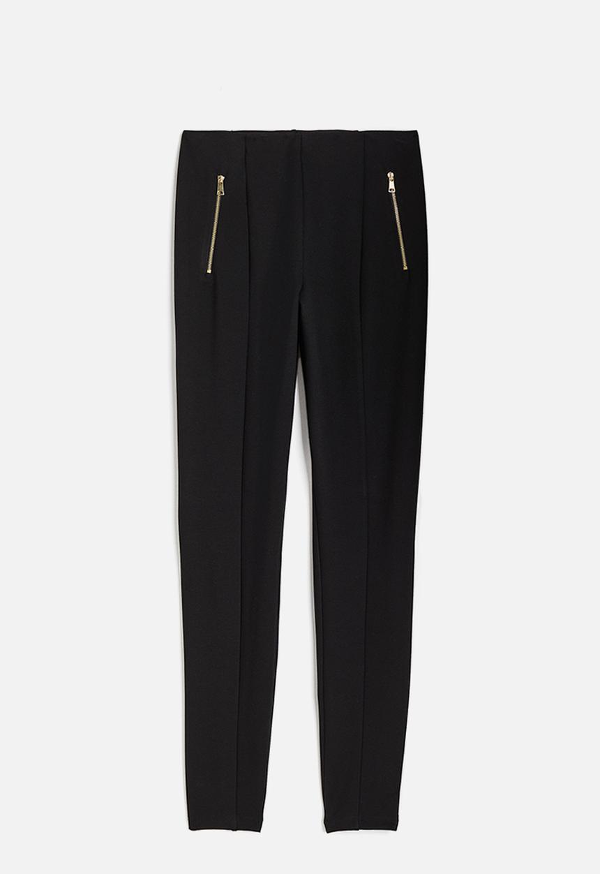 H&M - Heavy jersey leggings - black
