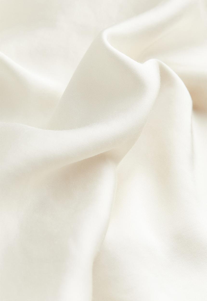 H&M - Satin vest top - white