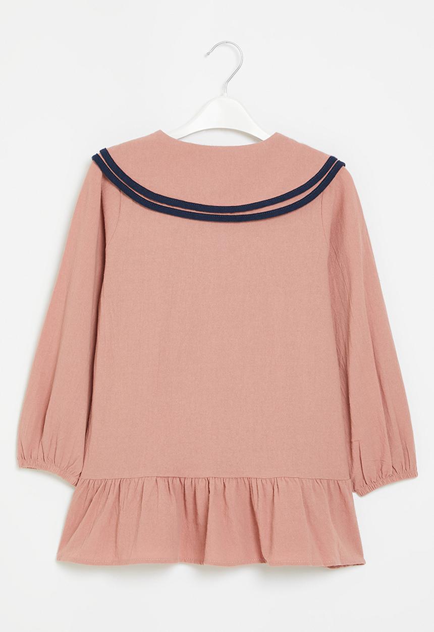 Pop Candy - Button down dress - pink & blue