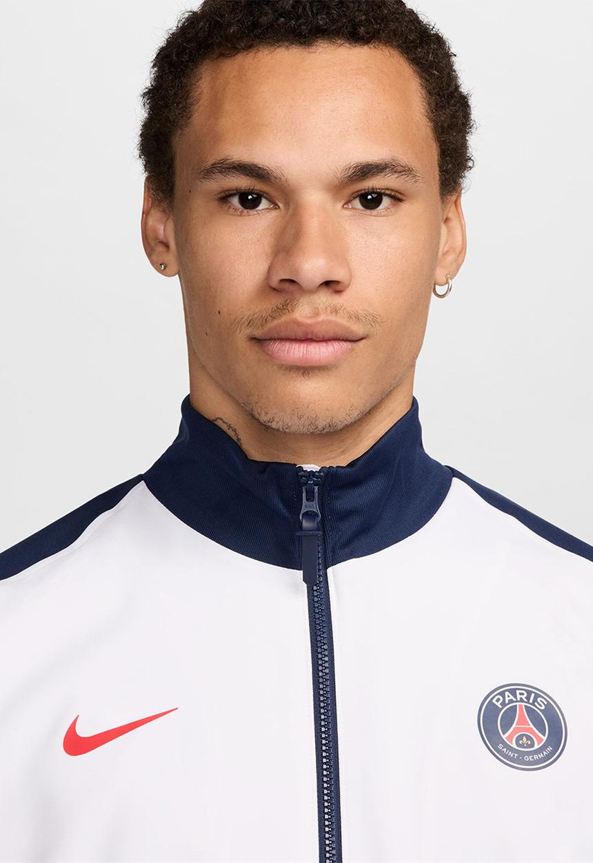 Nike - Paris Saint-Germain Strike  Dri-FIT Football Jacket  - White/NAvy/Red