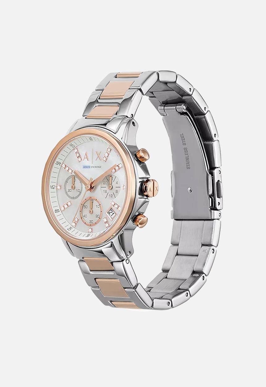 Armani Exchange - Lady banks - silver & rose gold