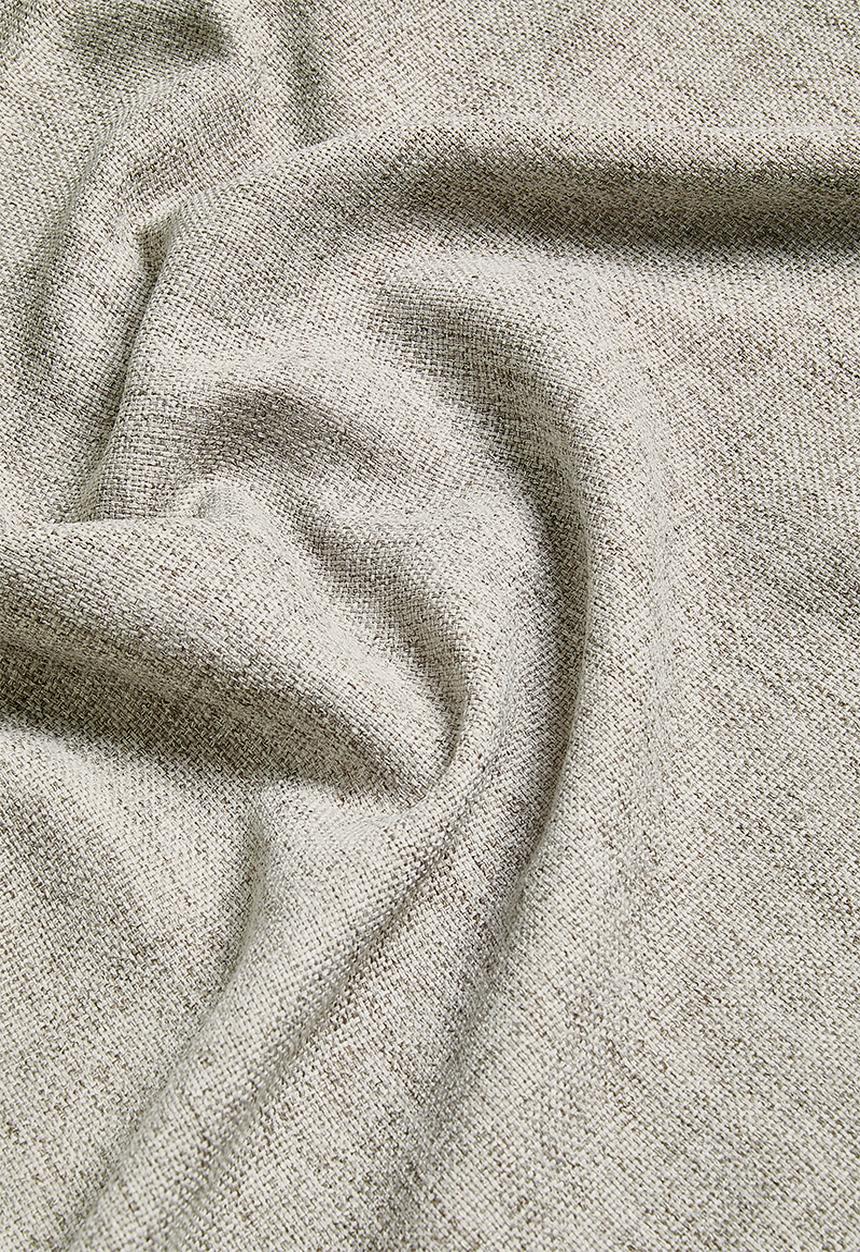 Sixth Floor - Textured Weave Lined Taped Curtain - Grey