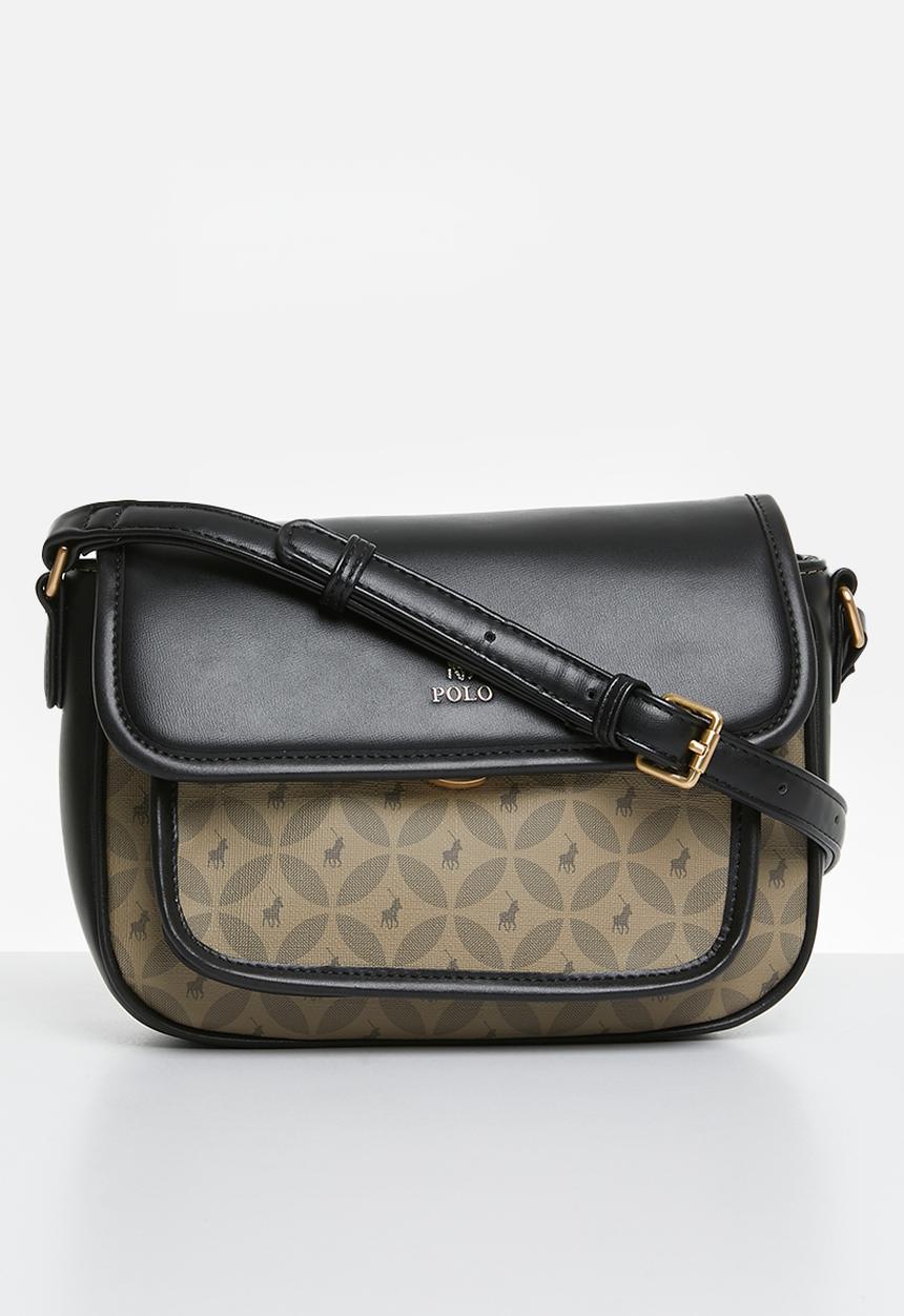 POLO - Havana flapover sling-black