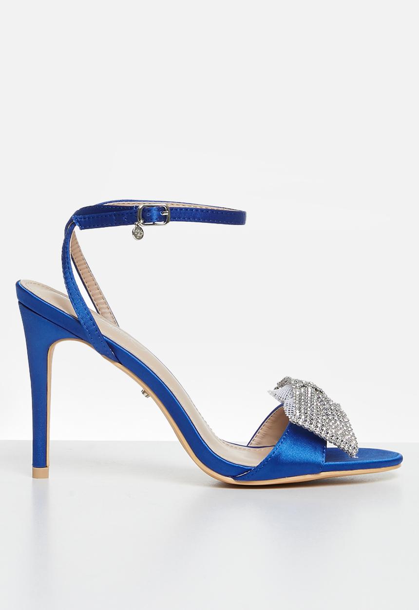 Miss Black - Jazz 15 ankle strap stiletto - blue