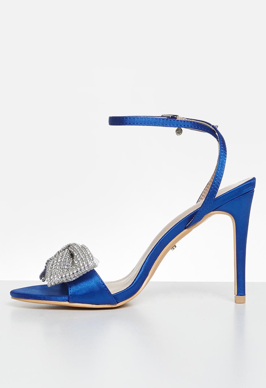 Miss Black - Jazz 15 ankle strap stiletto - blue