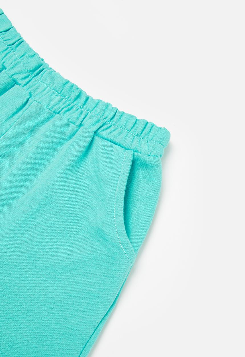 Pop Candy - Sweat top & short set - aqua blue