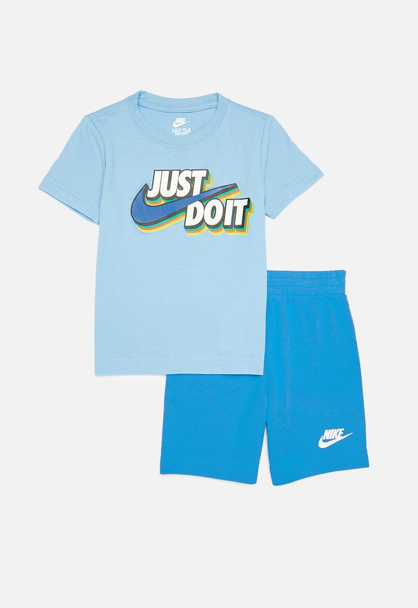 Nike - Nkb b nsw soa flc short set - light photo blue