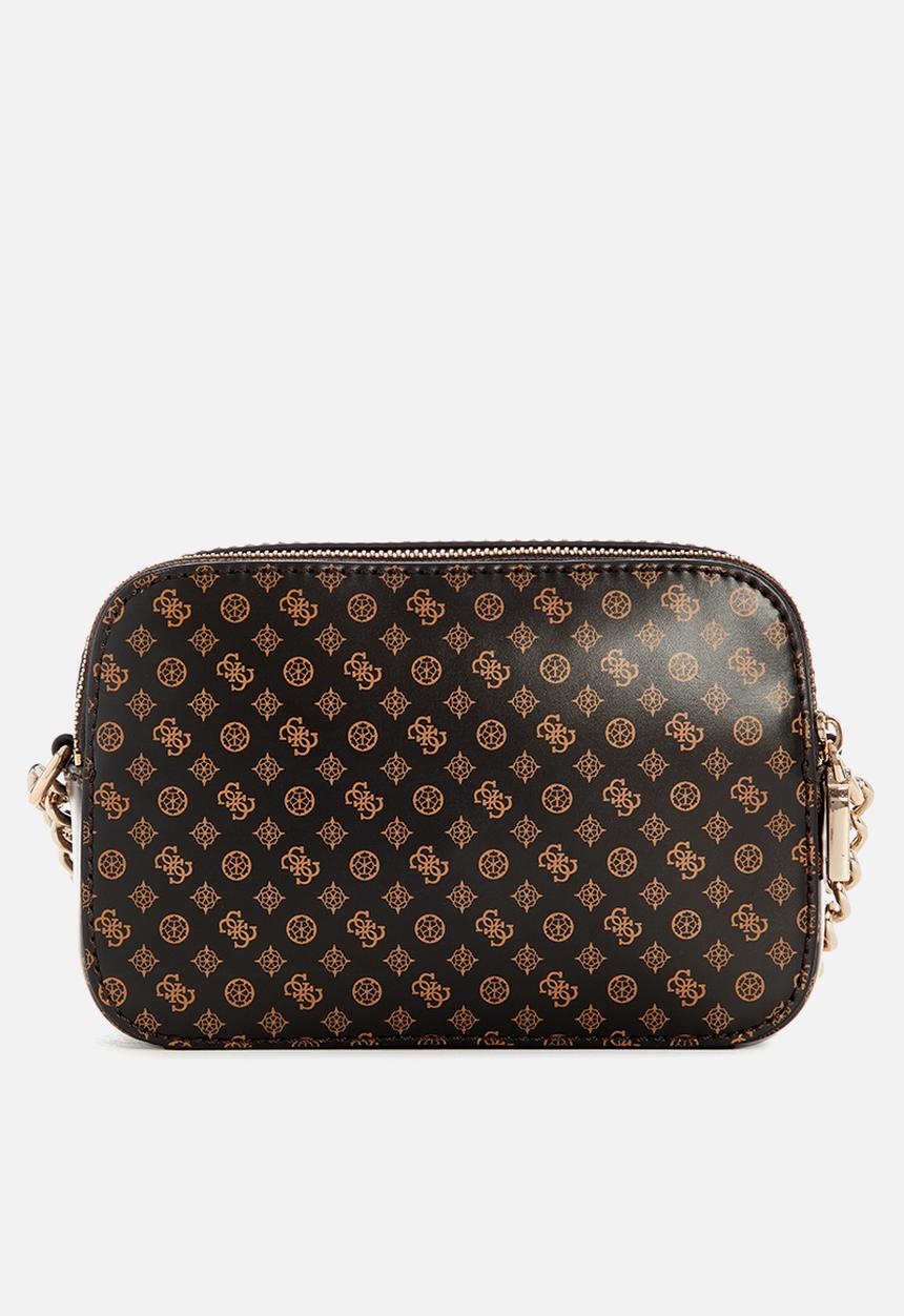 GUESS - Arlena logo camera crossbody - mocha logo