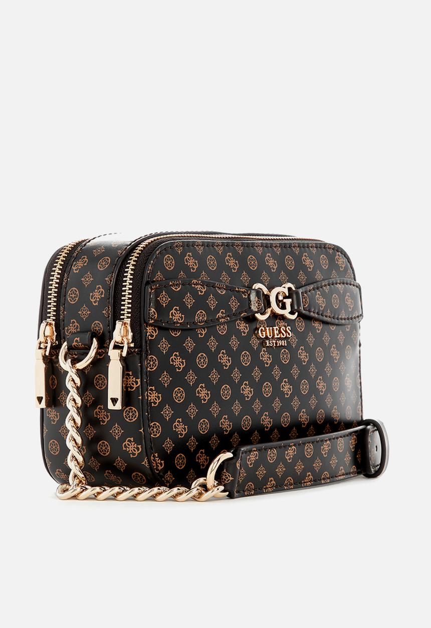 GUESS - Arlena logo camera crossbody - mocha logo