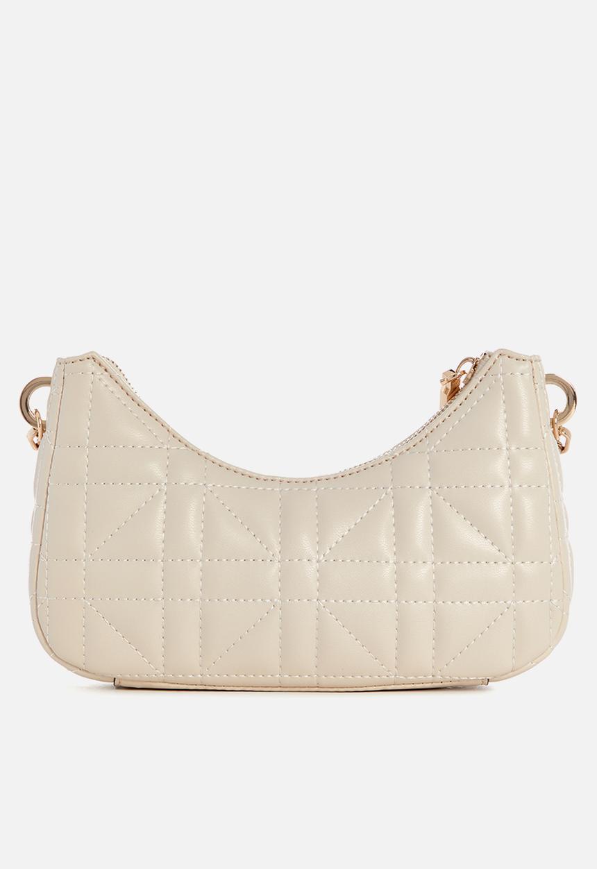 GUESS - Assia mini crossbody top zip - stone