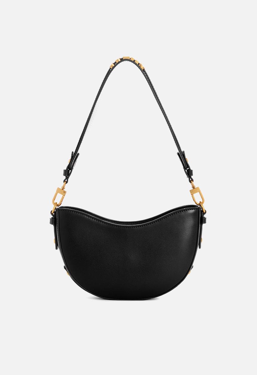GUESS - Sarita top zip shoulder bag - black