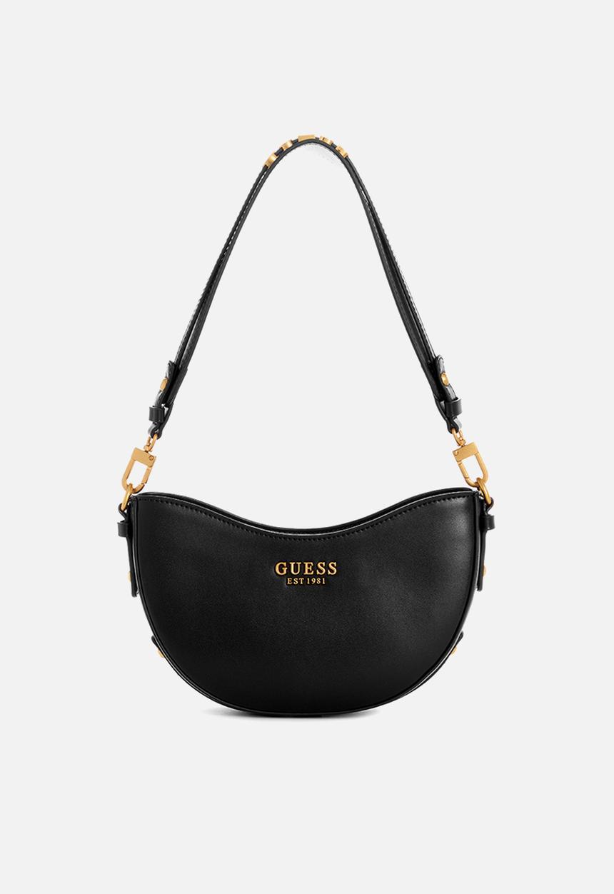 GUESS - Sarita top zip shoulder bag - black