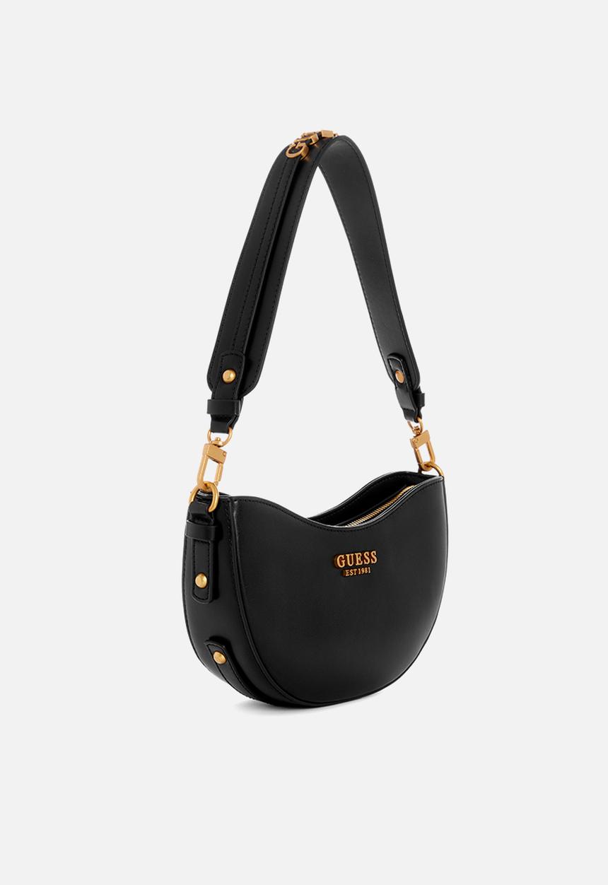 GUESS - Sarita top zip shoulder bag - black