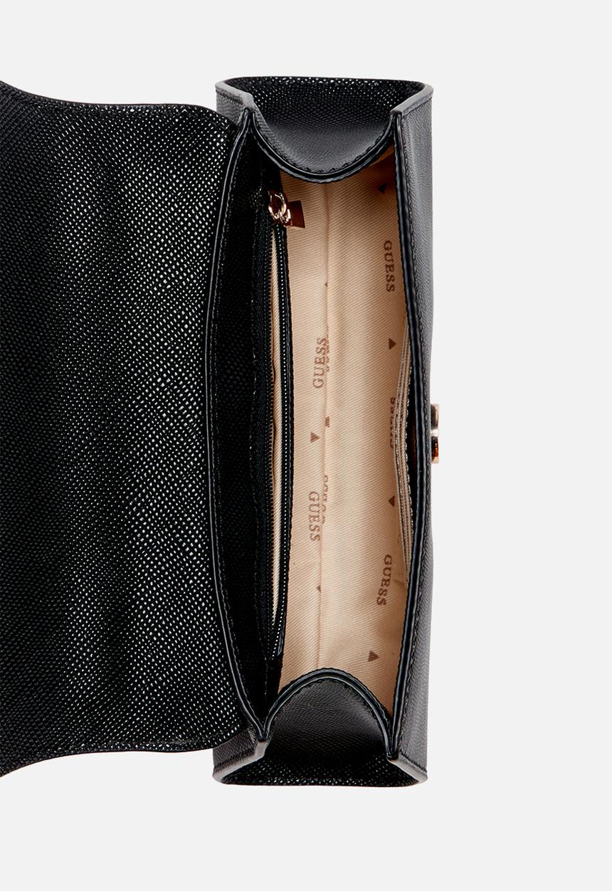 GUESS - Ilia top handle flap - black