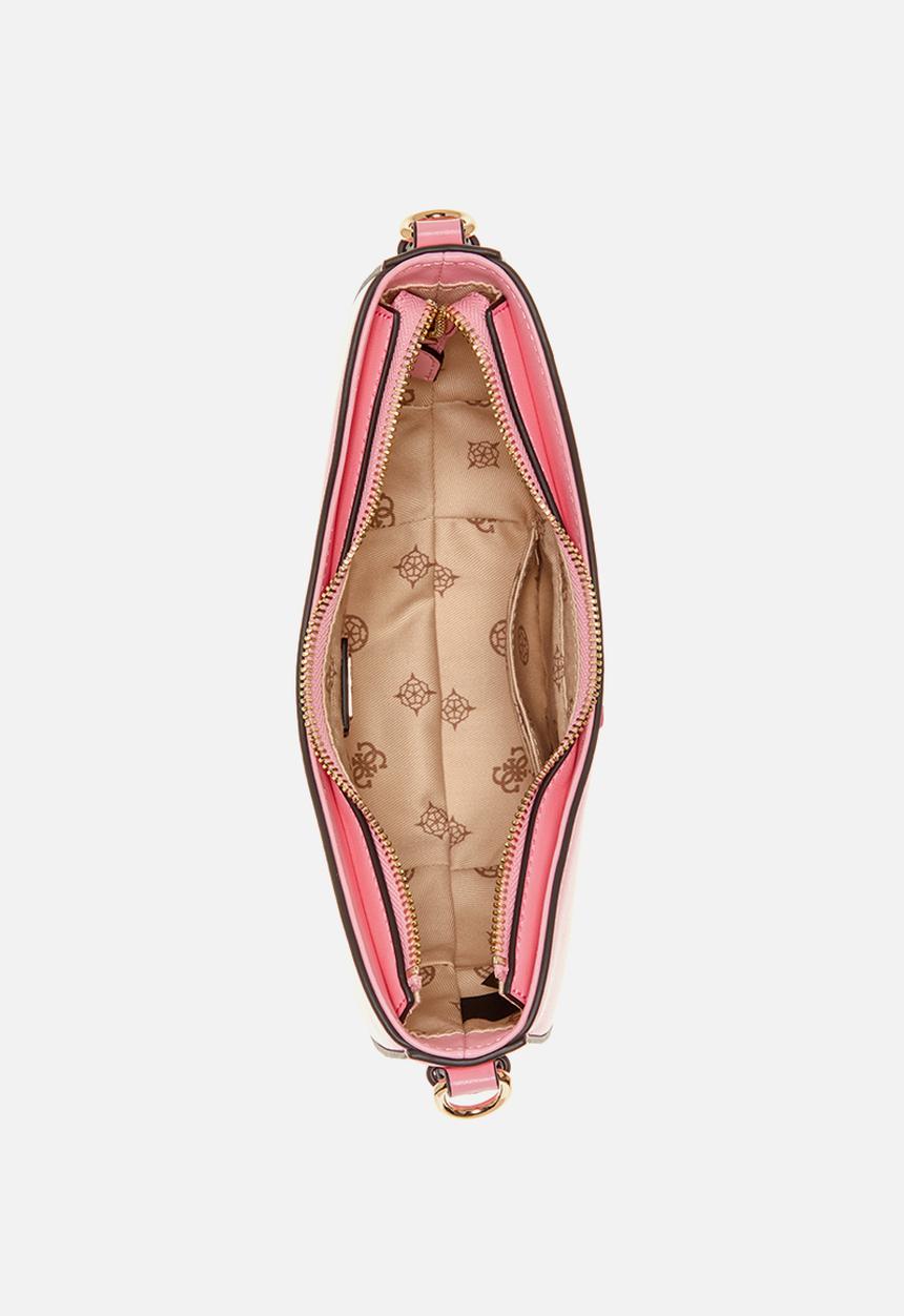 GUESS - Sarita top zip shoulder bag - pink