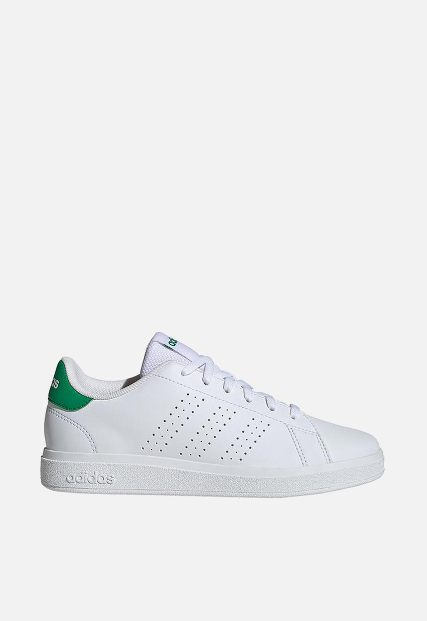 adidas Performance - Advantage Base 2.0 J - Ftwr White/Ftwr White/Green