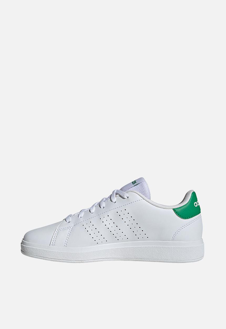 adidas Performance - Advantage Base 2.0 J - Ftwr White/Ftwr White/Green