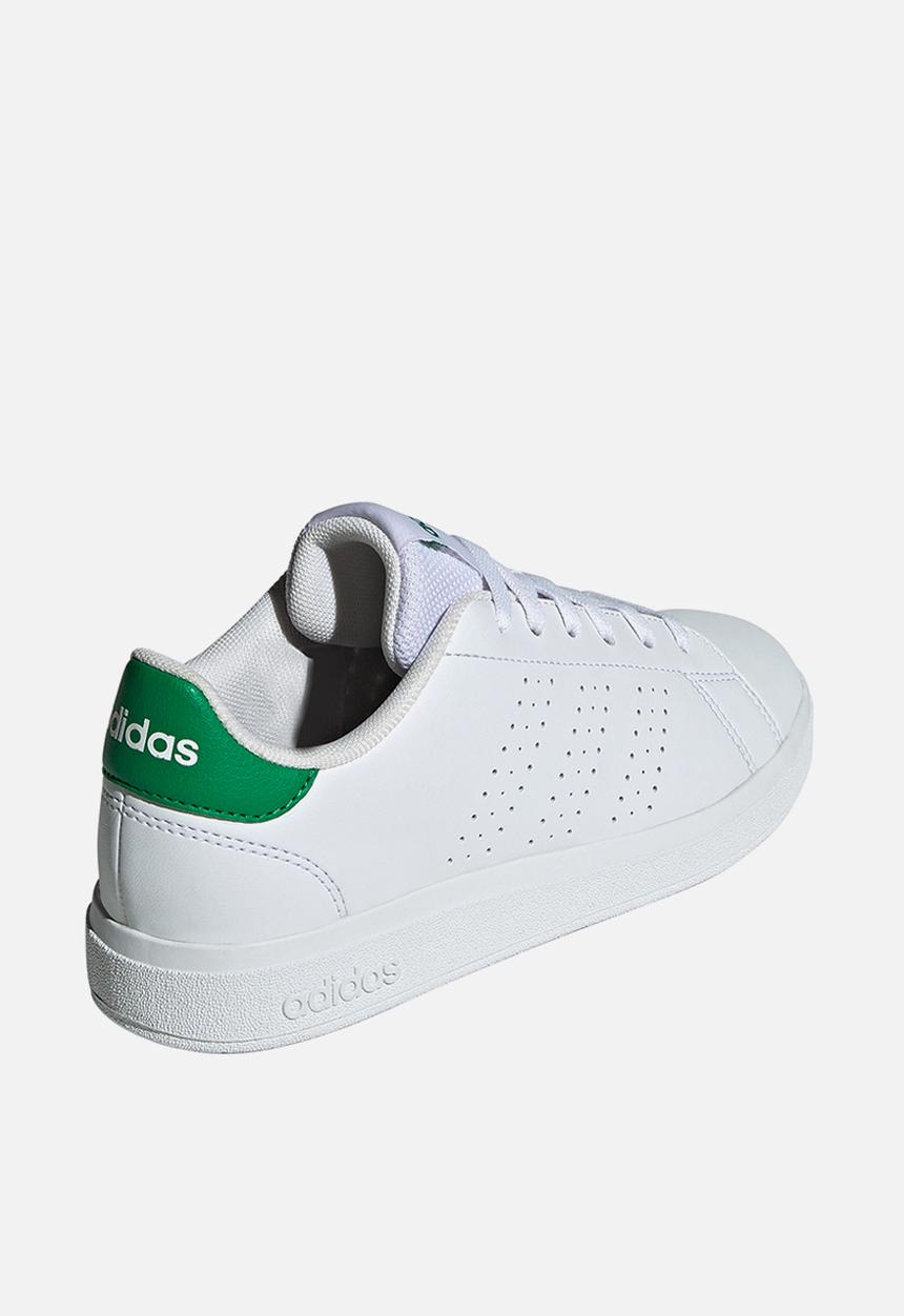adidas Performance - Advantage Base 2.0 J - Ftwr White/Ftwr White/Green