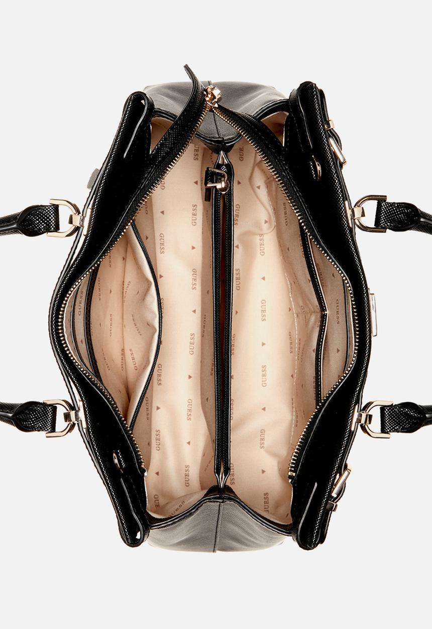 GUESS - Levante luxury satchel - black