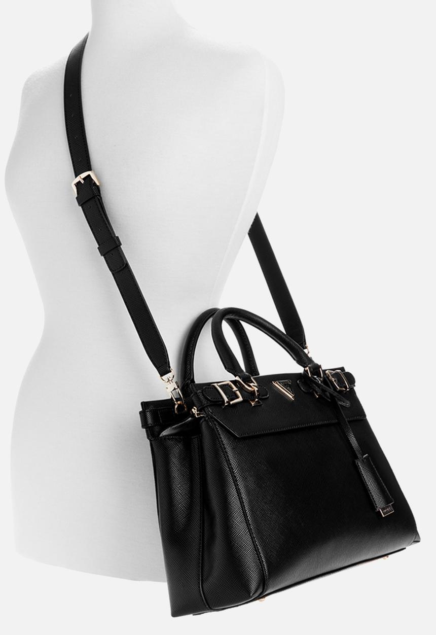 GUESS - Levante luxury satchel - black