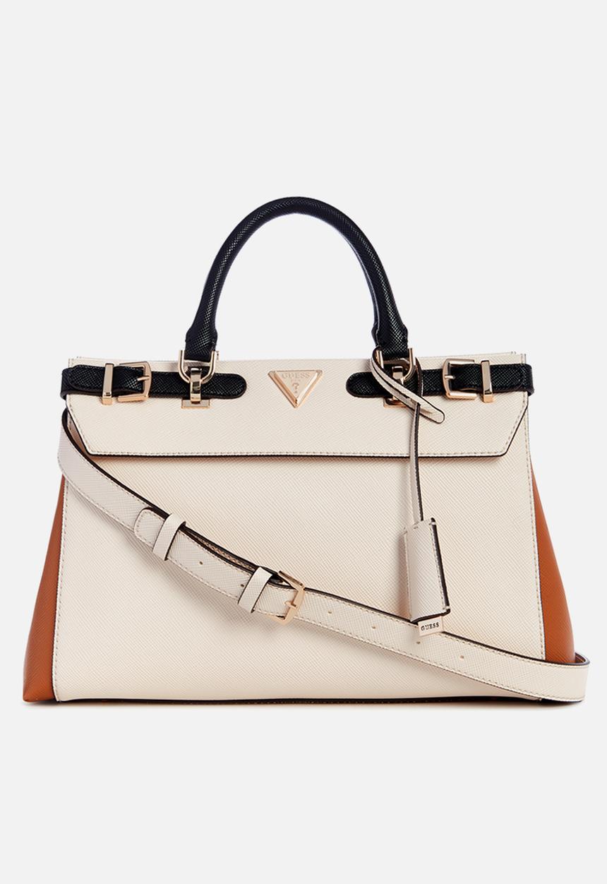 GUESS - Levante luxury satchel - cognac