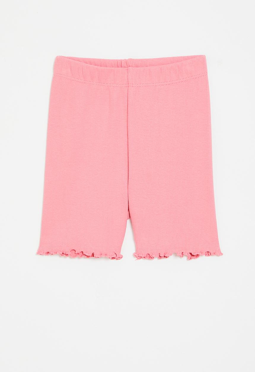 MINOTI - Rib biker shorts - coral