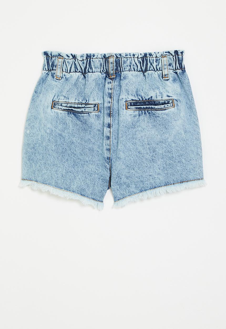 MINOTI - Denim short paperbag waste - denim