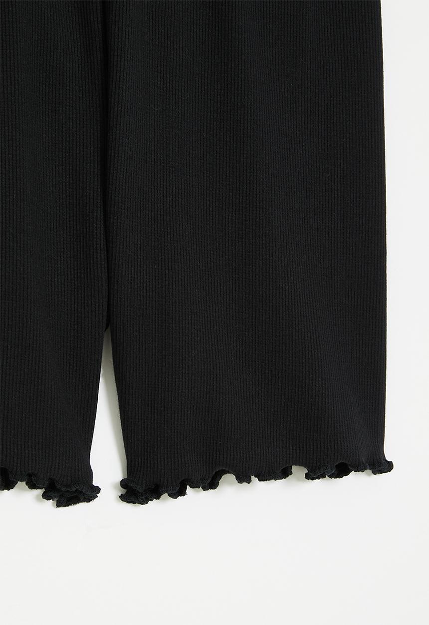MINOTI - Rib biker shorts - black