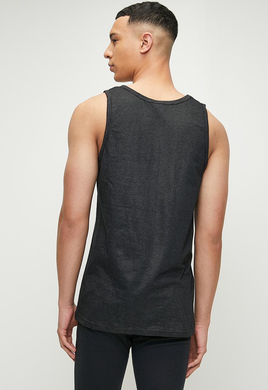 Jockey - 2 Pack eyelet vests - black & grey