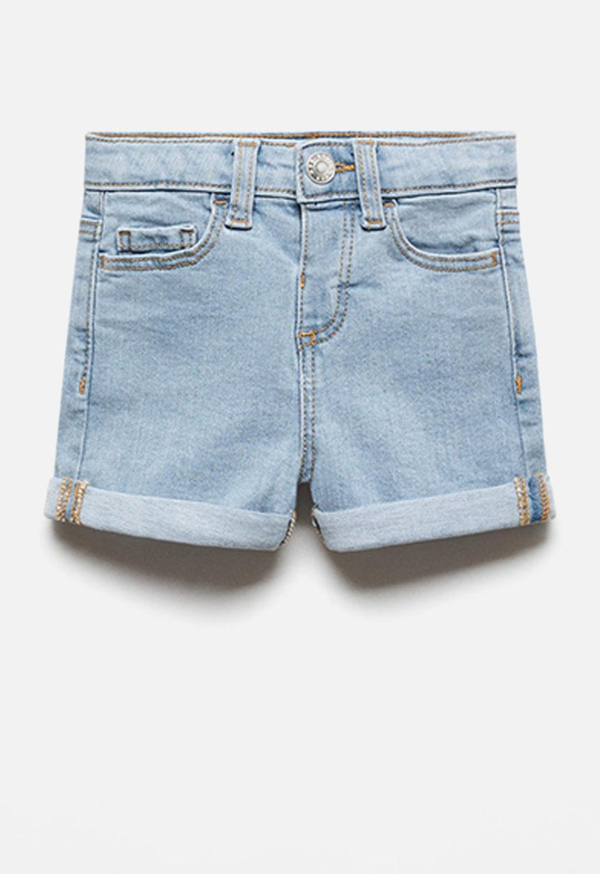 MANGO - Shorts chipb - light denim