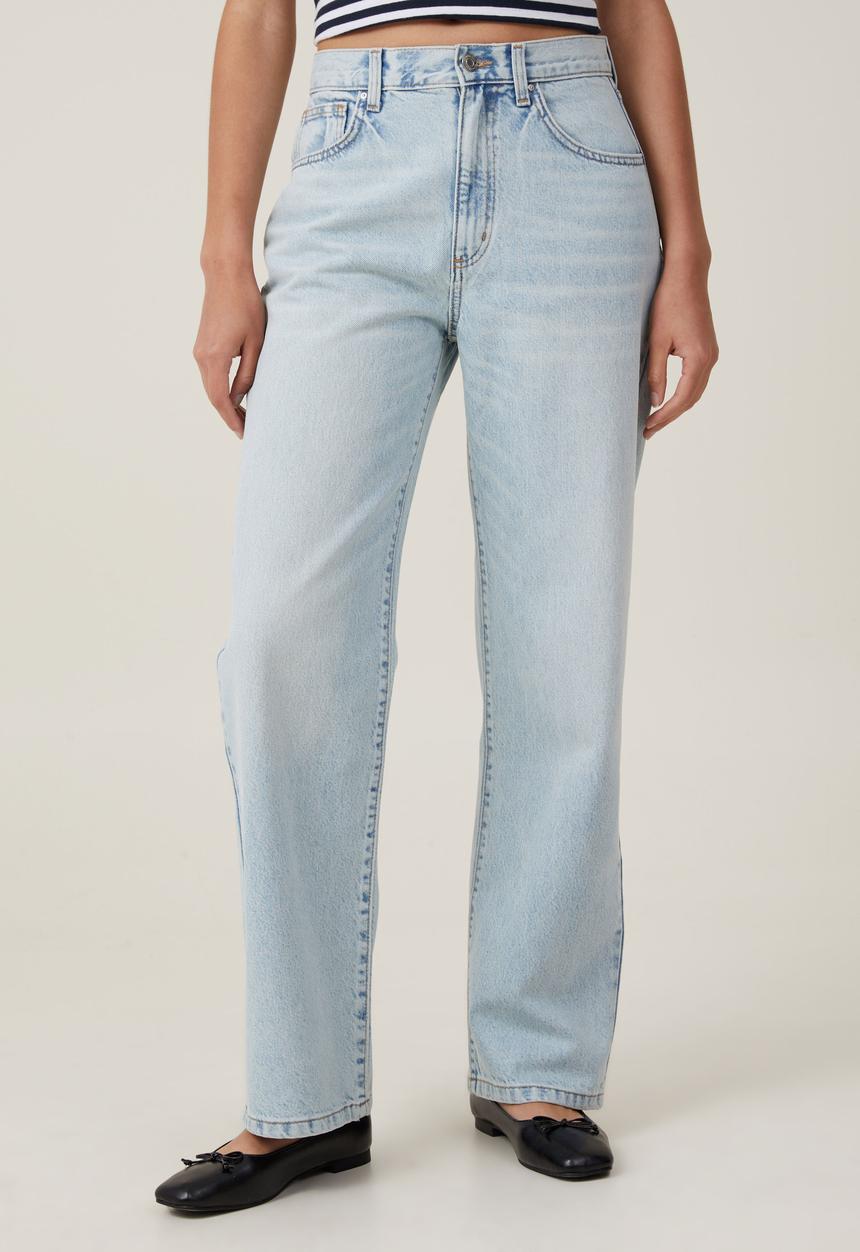 Cotton On - Loose Straight Jean - Pearl Blue