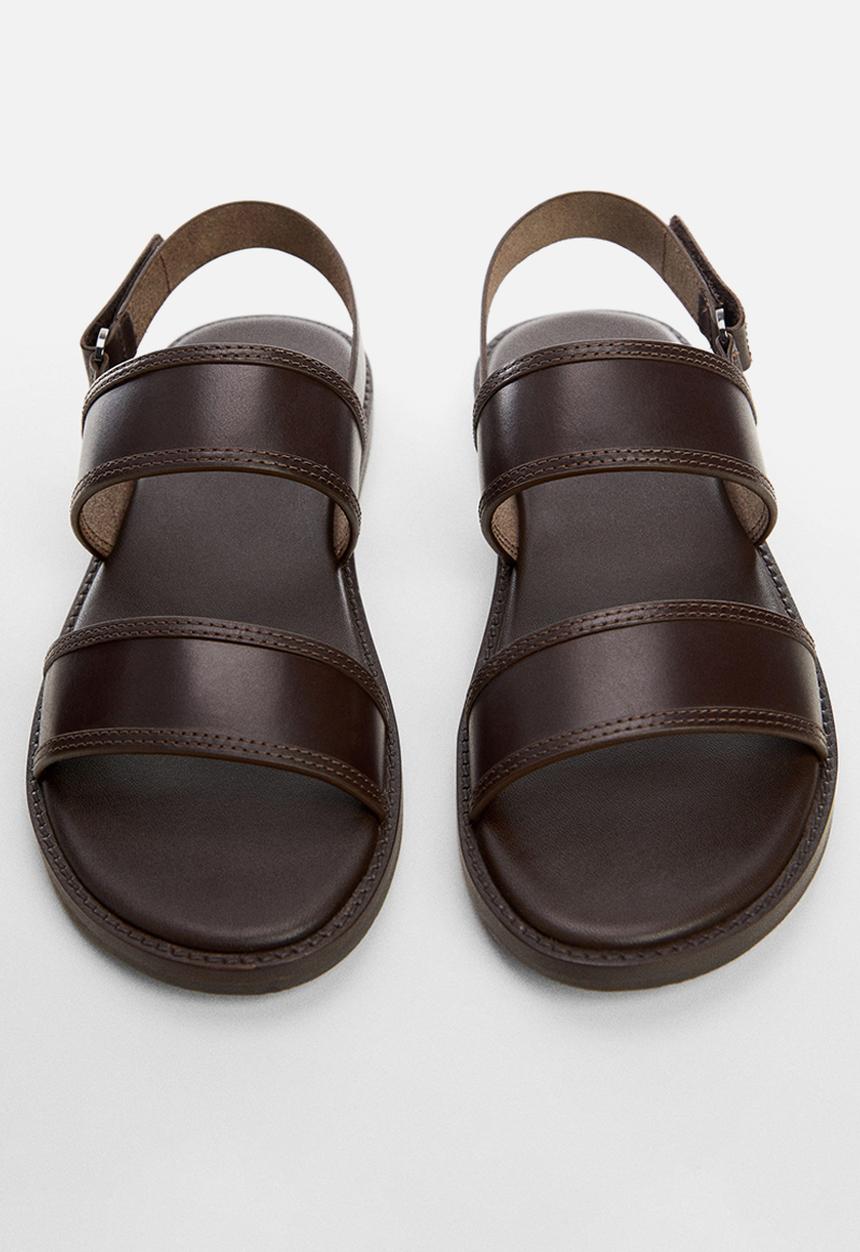 MANGO - Sandals romana - brown