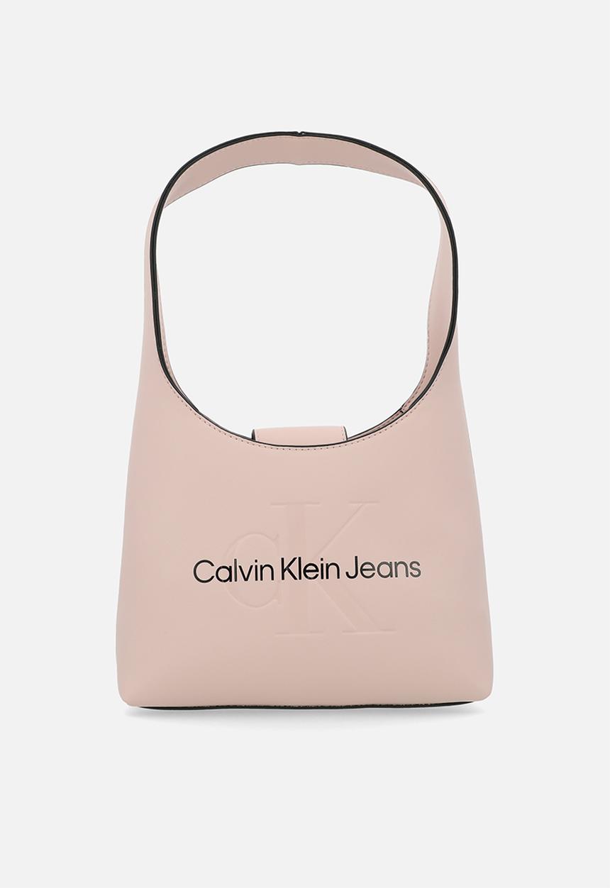 Calvin Klein - Sculpted mini slim tote26 mono - Pale Conch