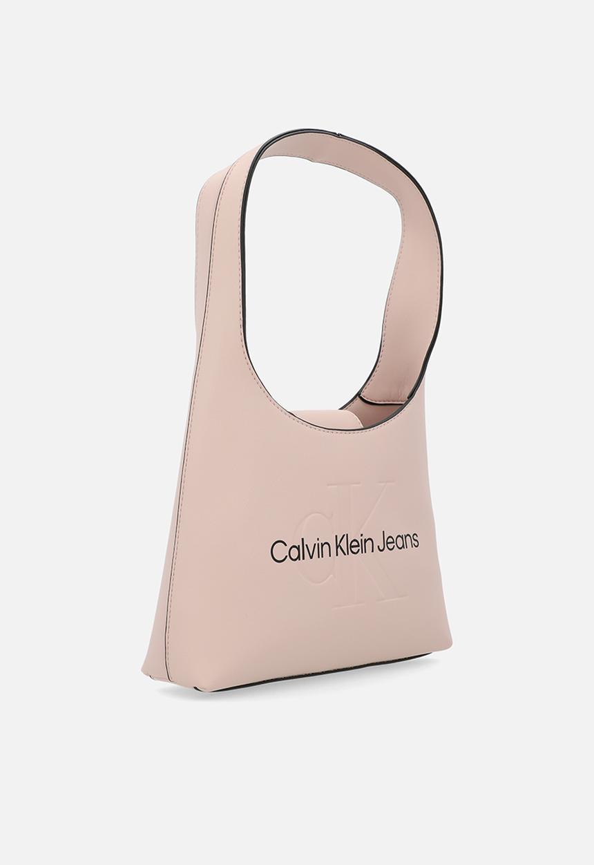 Calvin Klein - Sculpted mini slim tote26 mono - Pale Conch
