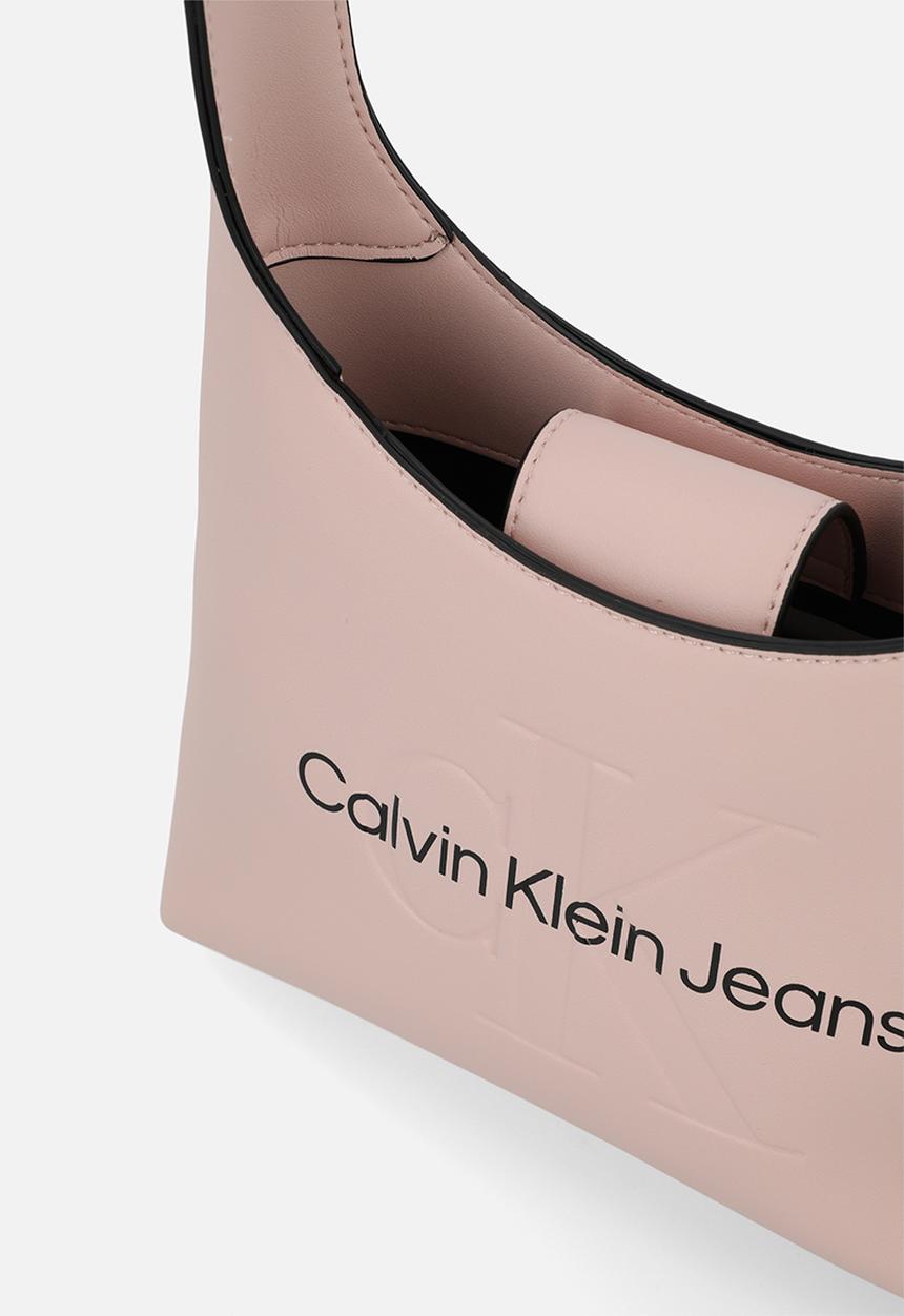 Calvin Klein - Sculpted mini slim tote26 mono - Pale Conch