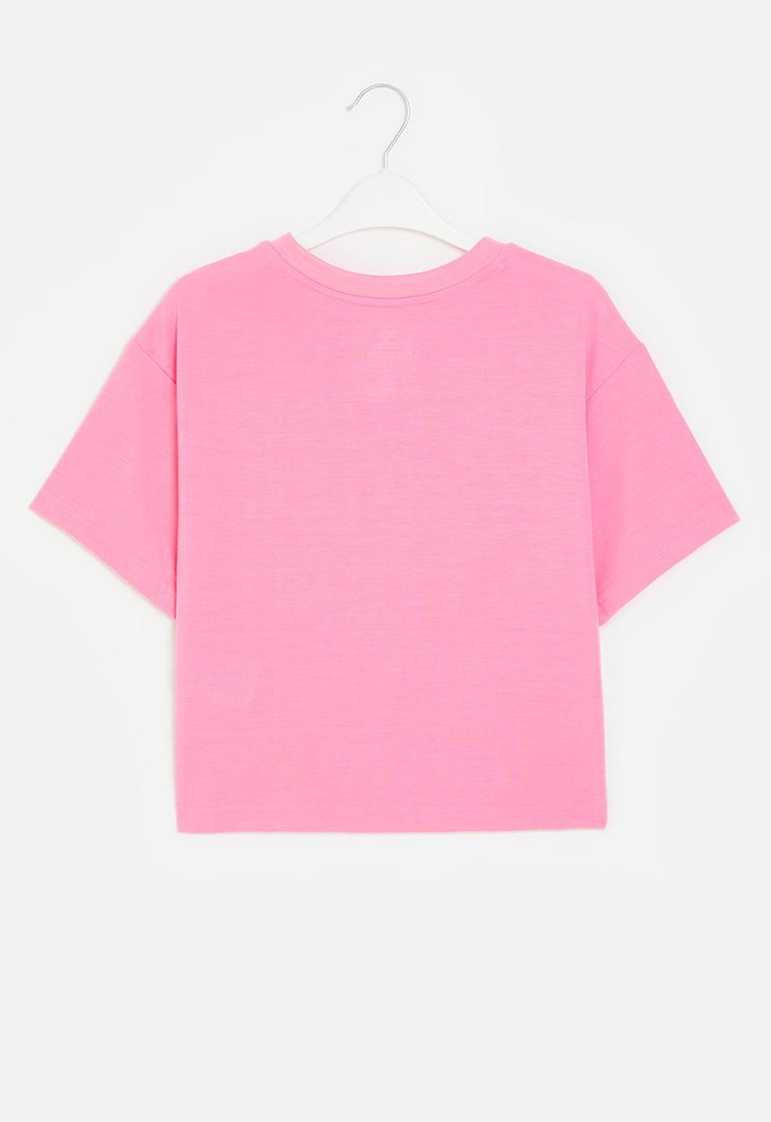 Converse - Cnvg chuck patch boxy T-shirt - oops pink