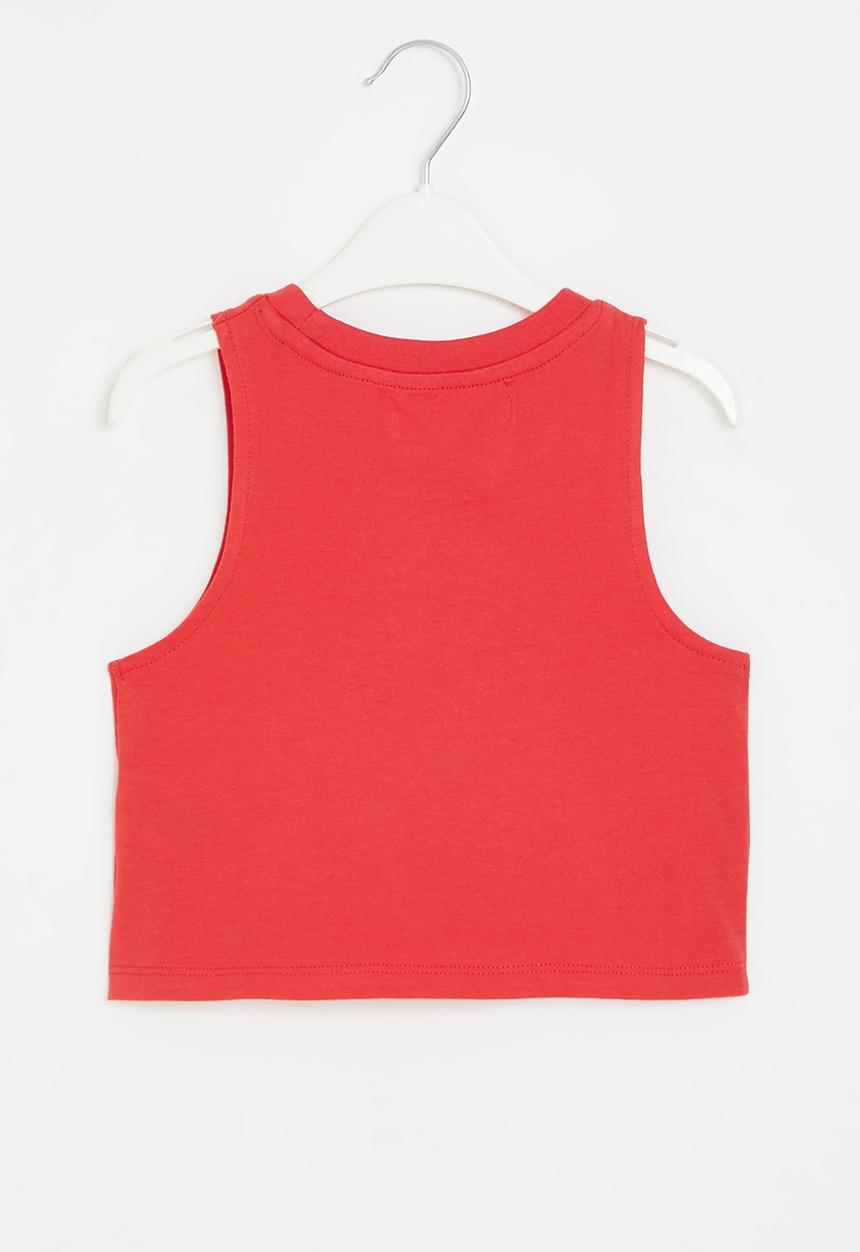 MINOTI - Vest with front knot - red