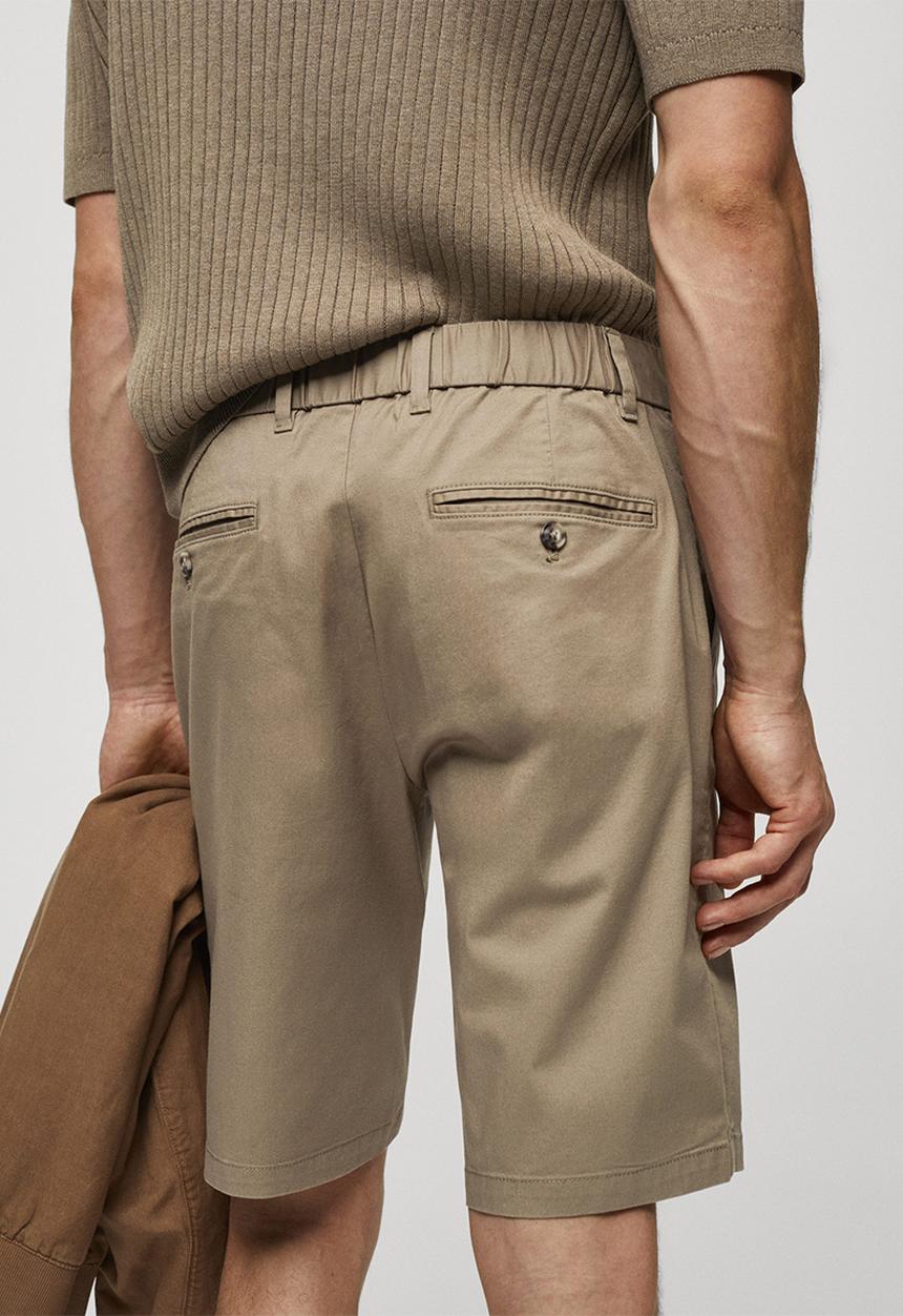 MANGO - Bermuda shorts gracia - tobacco brown