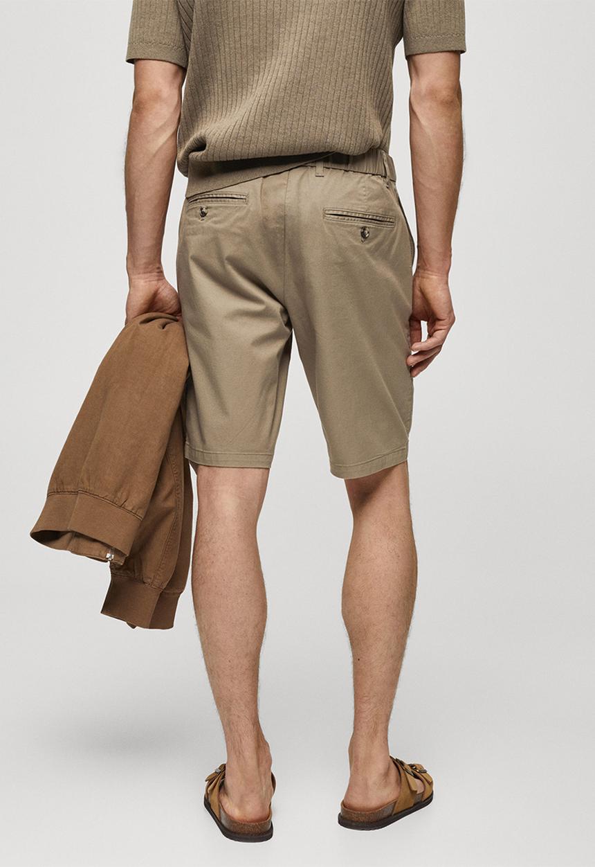 MANGO - Bermuda shorts gracia - tobacco brown