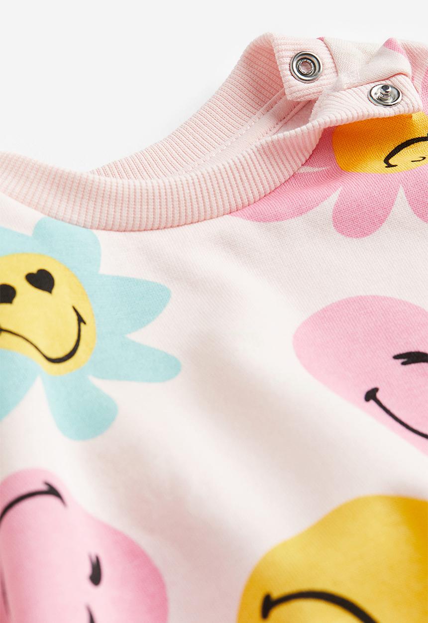 H&M - 2-Piece printed cotton set - Light pink SmileyWorld®