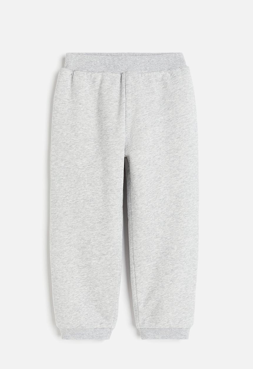 H&M - Lined joggers - light grey marl