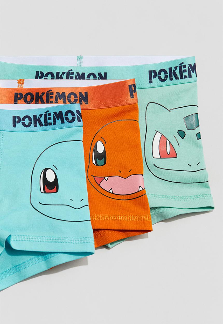 H&M - 5-Pack boxer shorts - Turquoise Pokémon