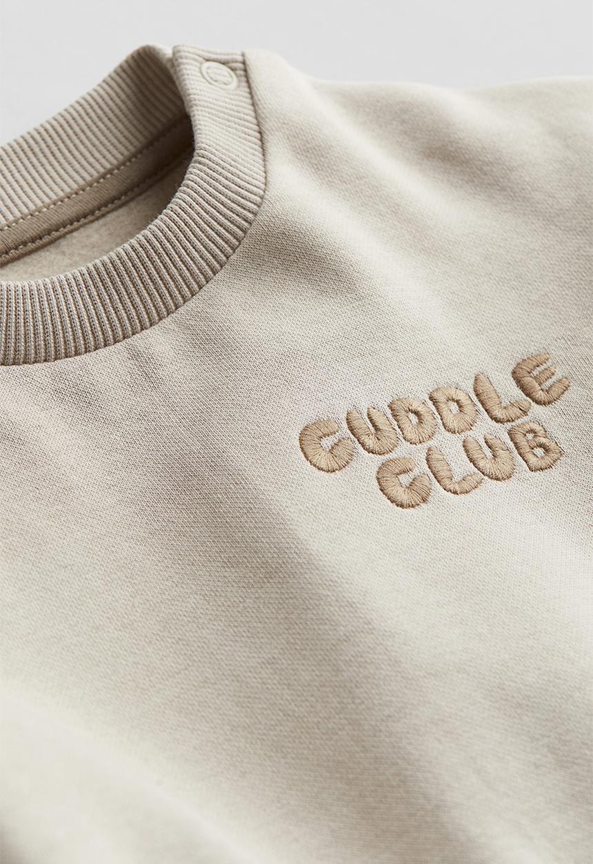 H&M - Cotton sweatshirt - beige
