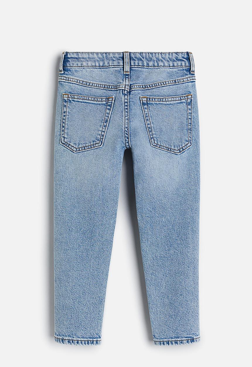 H&M - Relaxed tapered fit jeans - blue