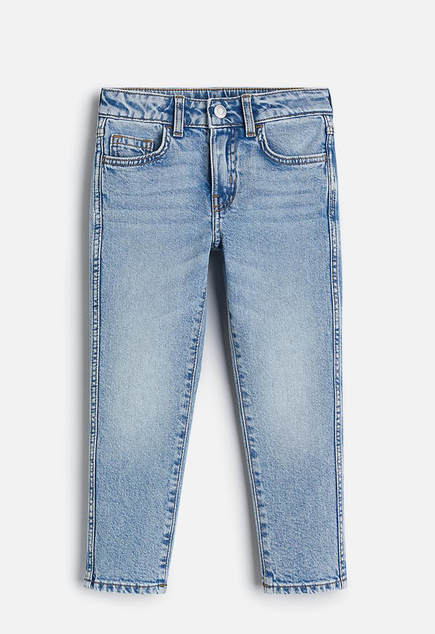 H&M - Relaxed tapered fit jeans - blue
