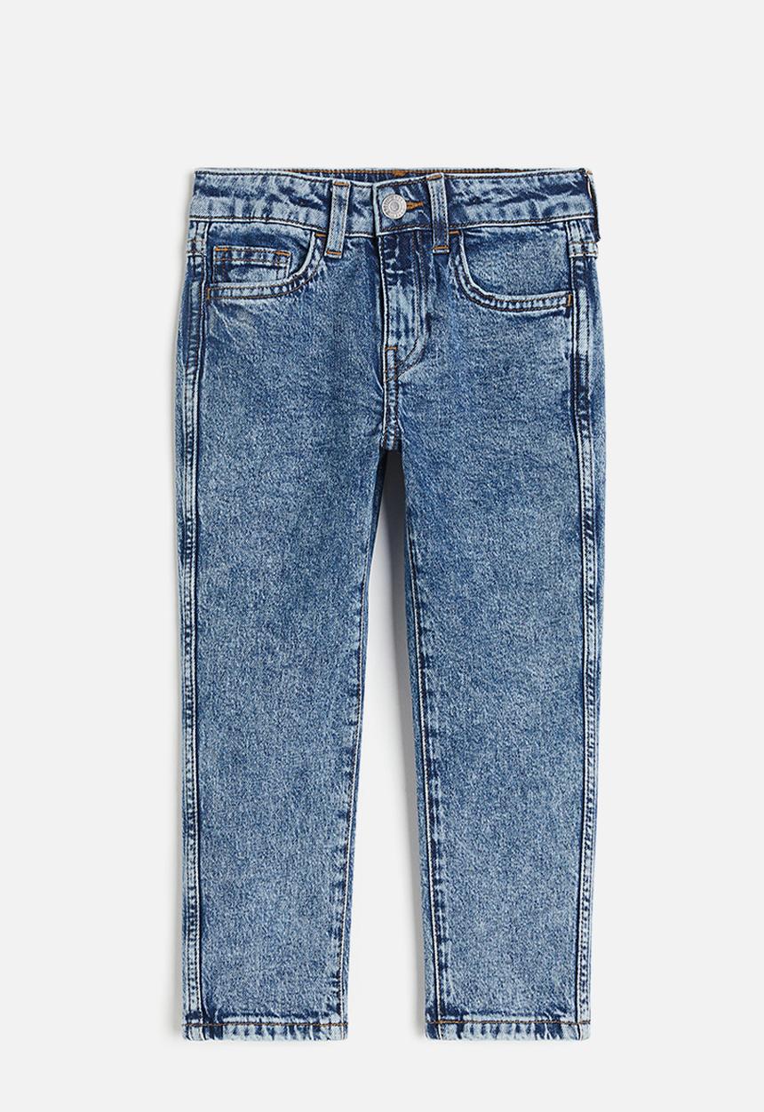 H&M - Relaxed tapered fit jeans - blue