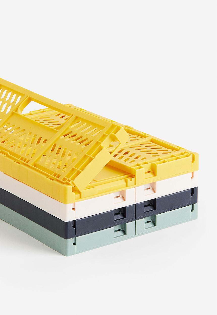 H&M - Foldable storage crate - pink