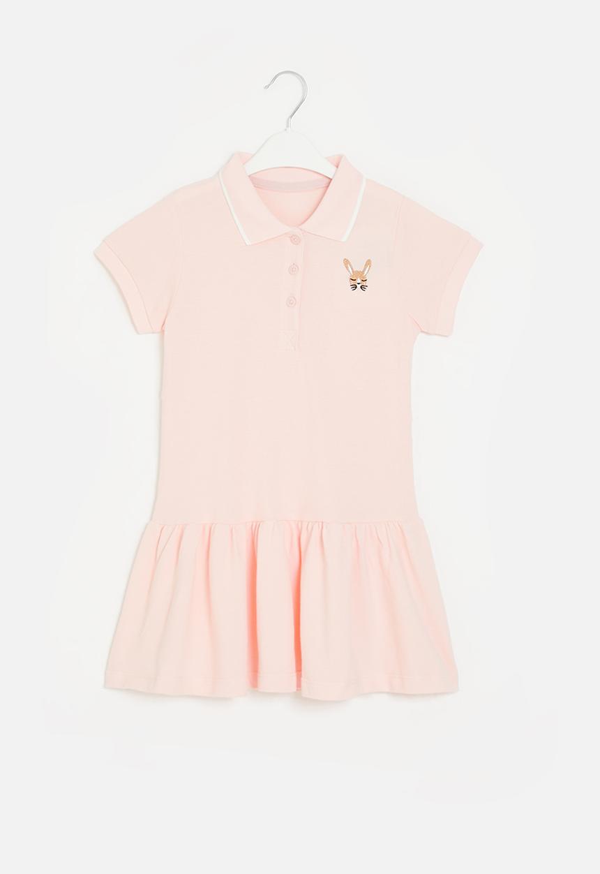 Pop Candy - Tiered golf dress-pink